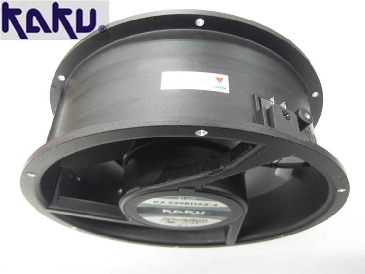 Original KAKU 220x80MM KA2208HA2-4 AC220~240V 0.30/0.26A IP55 2 Pins  dust-proff water-proof Axial AC Fan